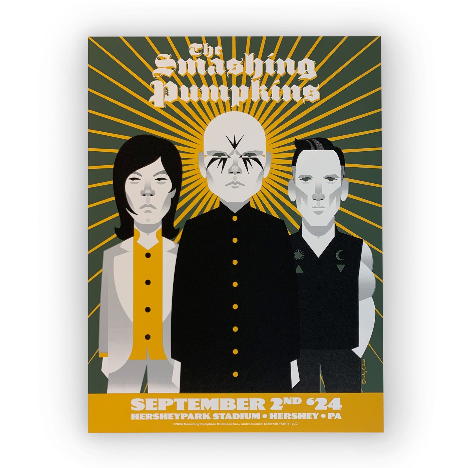 The Smashing Pumpkins - Official tour poster - Hershey, PA | The